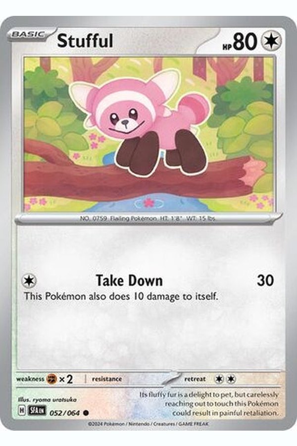 052/064  Stufful - Common Reverse Holo
