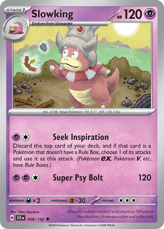 058/142 Slowking - Uncommon Reverse Holo