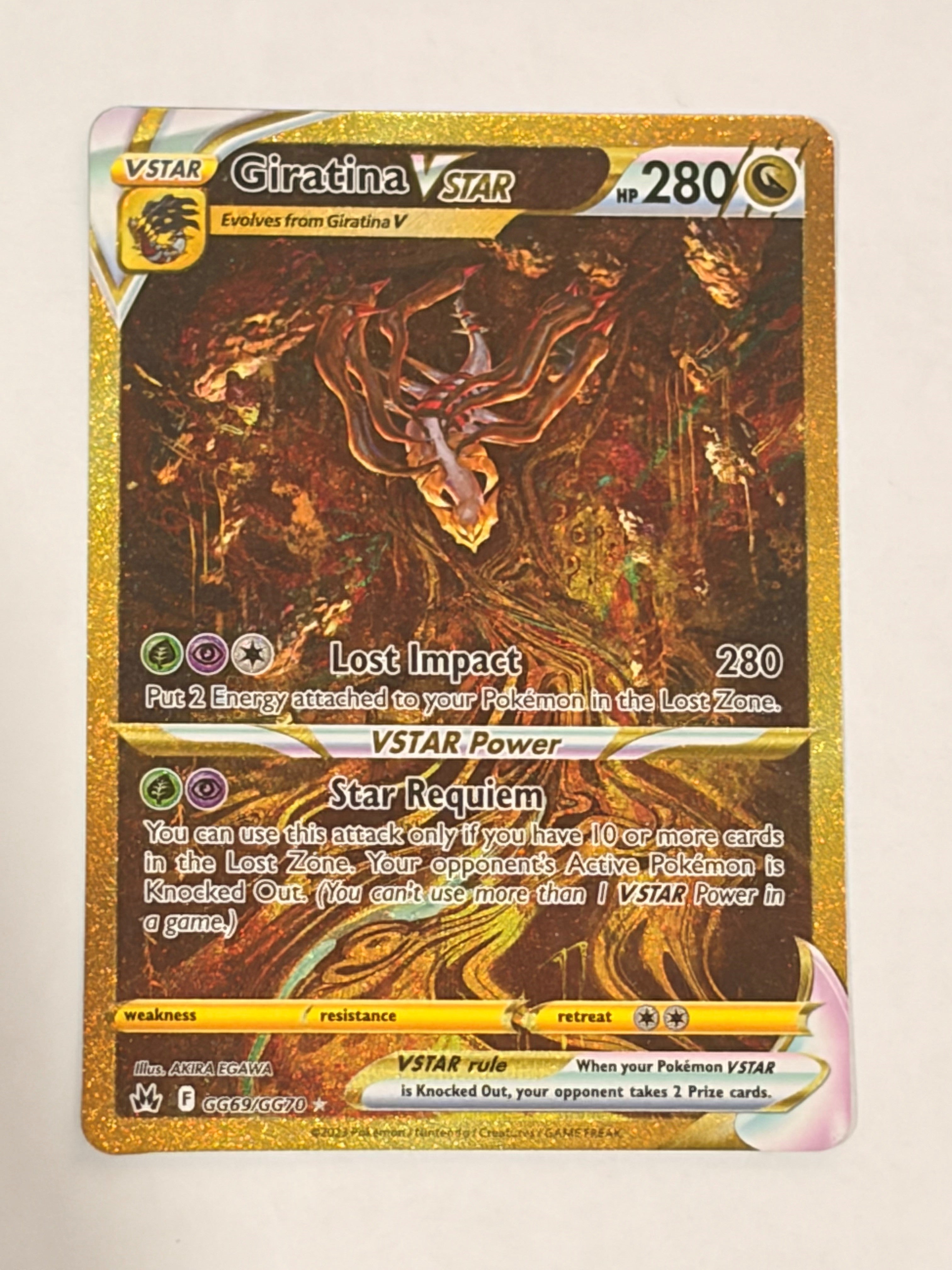 Giratina VSTAR GG69/GG70 Crown Zenith Galarian Gallery