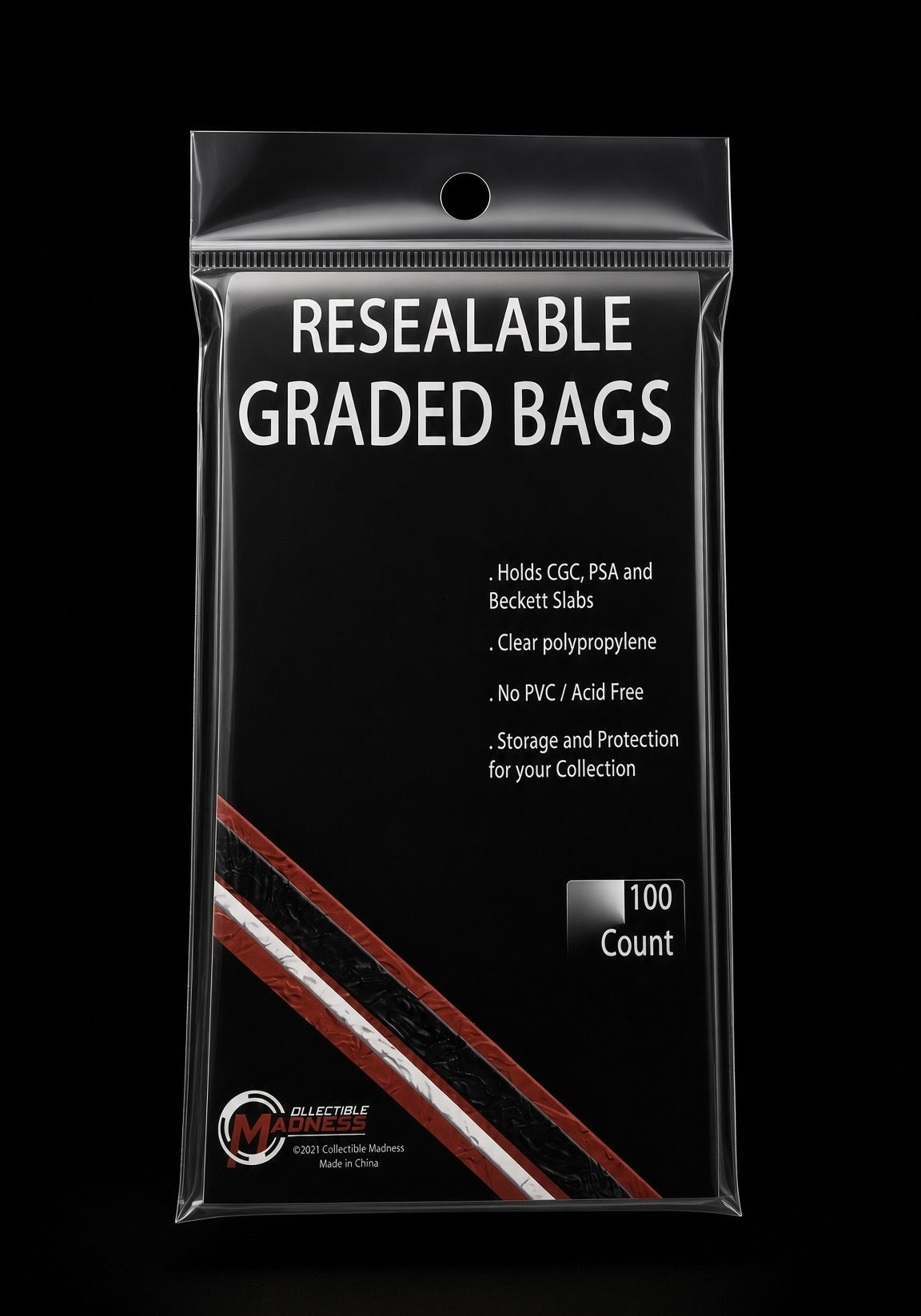 Premium Zipper Binder Black 9pkt Bundle - Collectible Madness