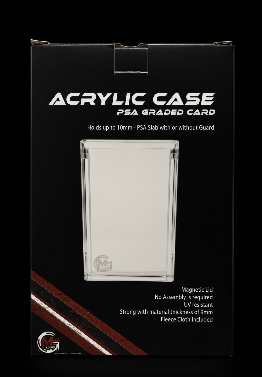 MADGuard PSA Graded Card Acrylic Case | Magnetic Lid