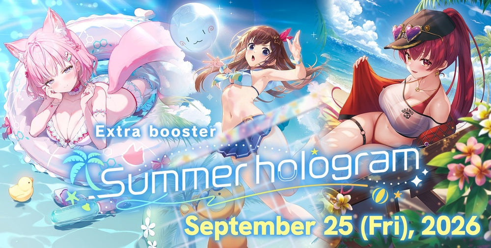 hololive OFFICIAL CARD GAME hEB01e Summer hologram - Extra Booster Box