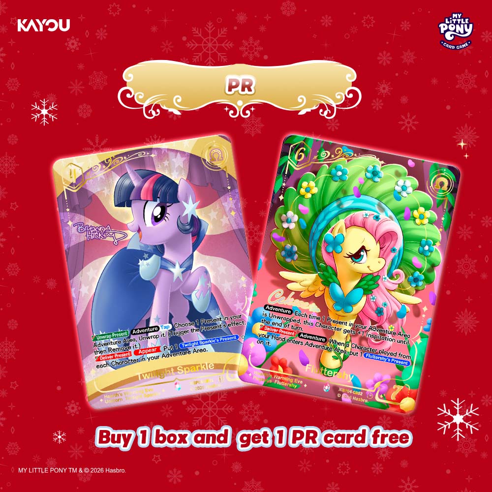 Kayou My Little Pony TCG Hearth's Warming Eve Foil Booster Box - Series 4