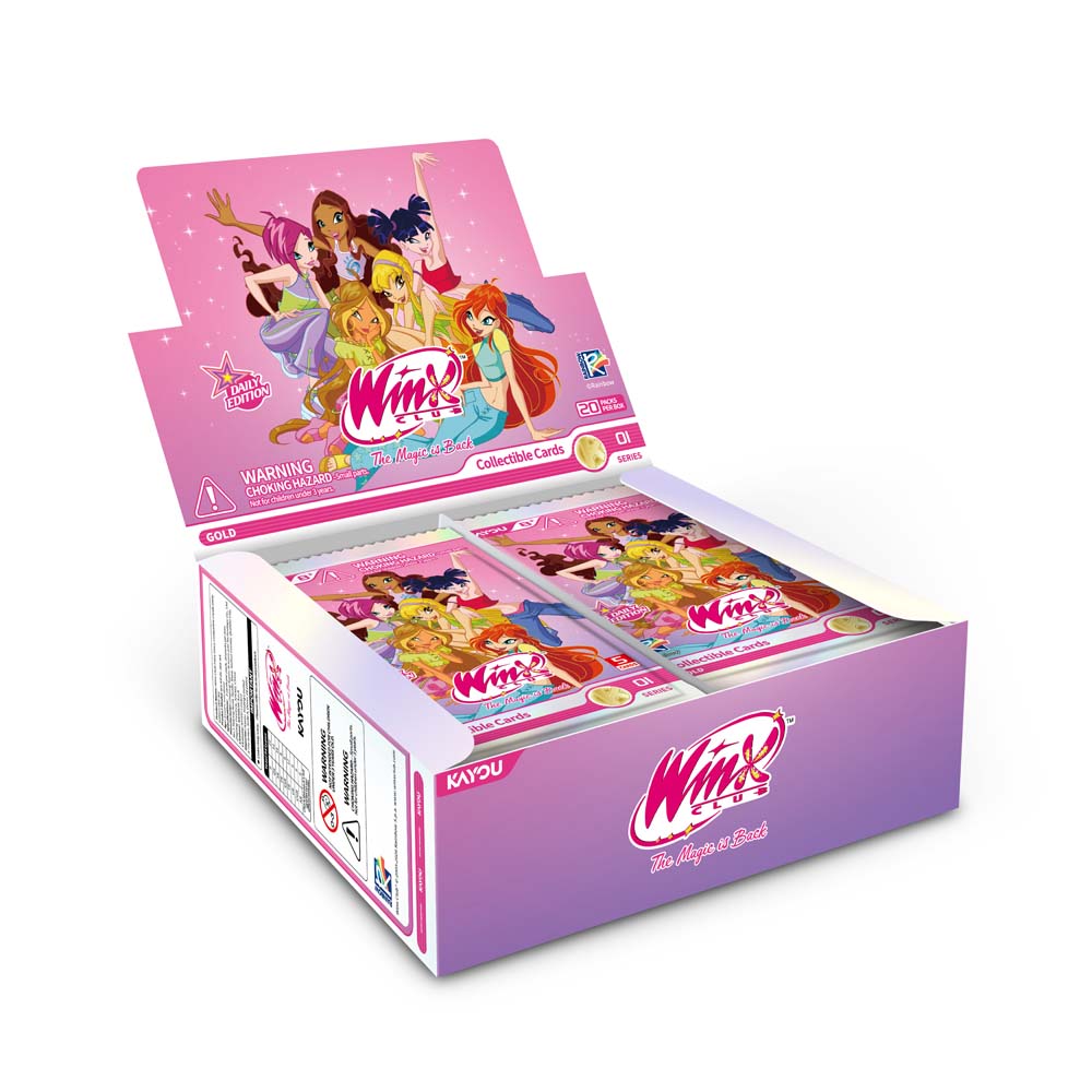 Kayou Winx Club Fairy Diary Collectible Cards Booster Box - Daily Edition Series 1