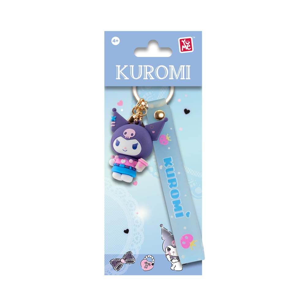 YuMe Hello Kitty and Friends Keychain & Strap Kuromi Cute Outfit Series - Café Run