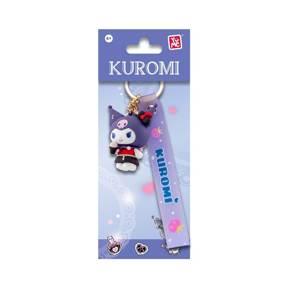 YuMe Hello Kitty and Friends Keychain & Strap Kuromi Cute Outfit Series - Street Chic