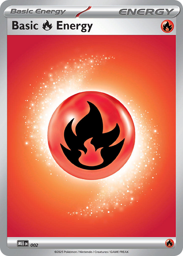MEE EN 002 Basic Fire Energy - 2025 - Reverse Holo