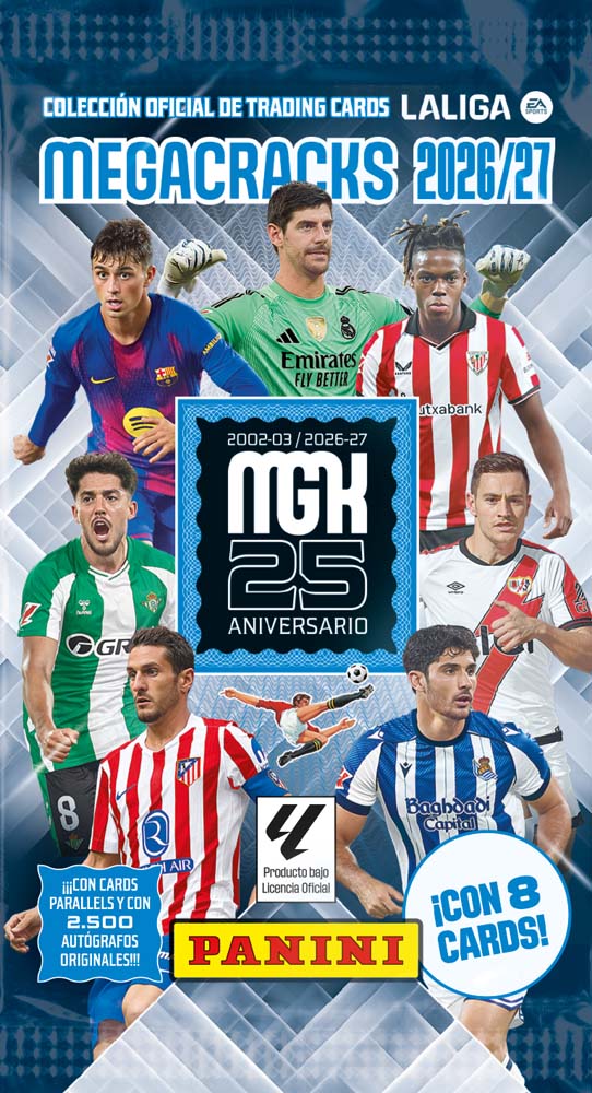 PANINI MegaCracks 2026-27 Soccer Cards Booster Box