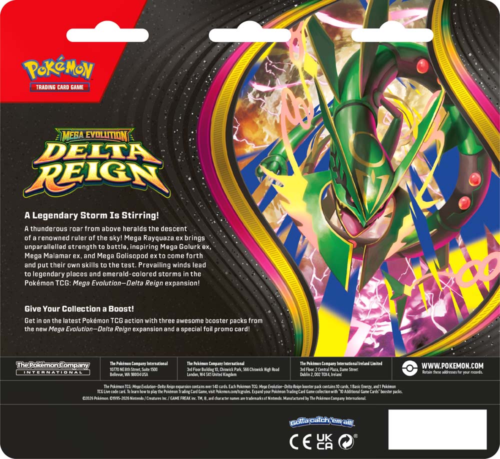 Pokemon - TCG - Delta Reign Three Booster Blister