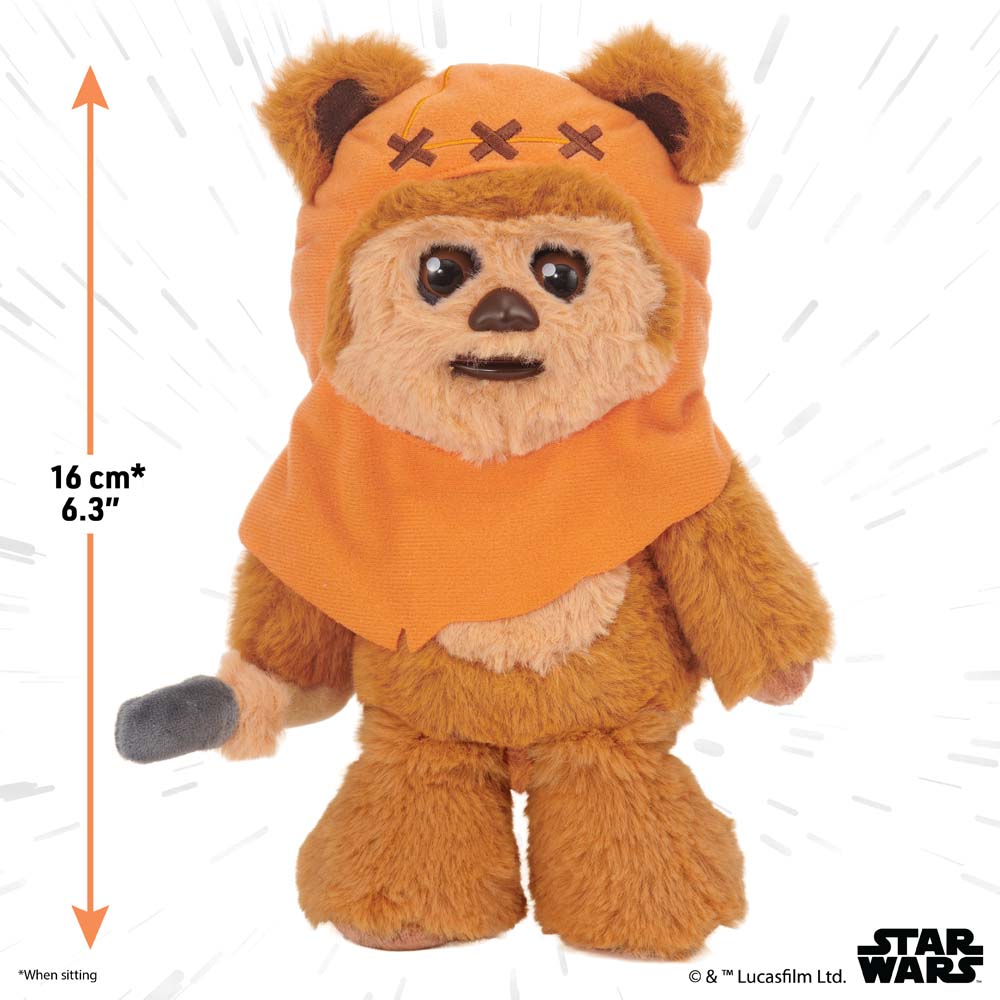 Star Wars Wicket Palm Puppetronic figure, 16 cm tall