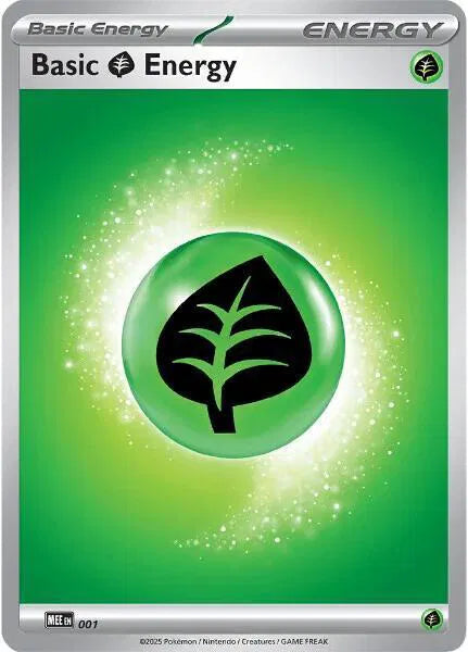 MEE EN 001 Basic Grass Energy - 2025 - Reverse Holo