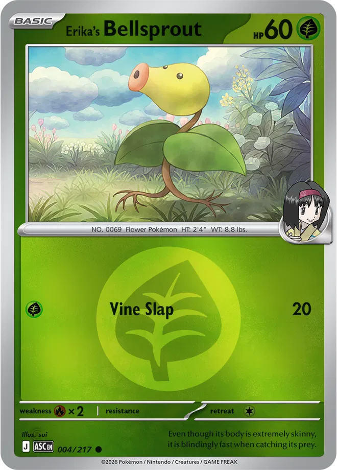 004/217 Erika's Bellsprout - (Energy Symbol Pattern)