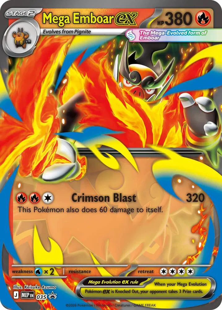 Mega Emboar EX 035 Mega Promo NN