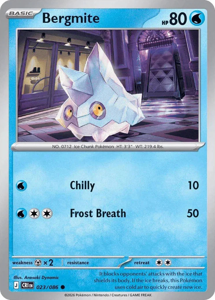 023/086 Bergmite - Common Reverse Holo