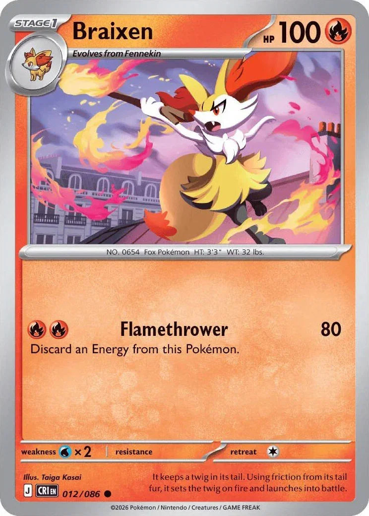 012/086 Braixen - Common
