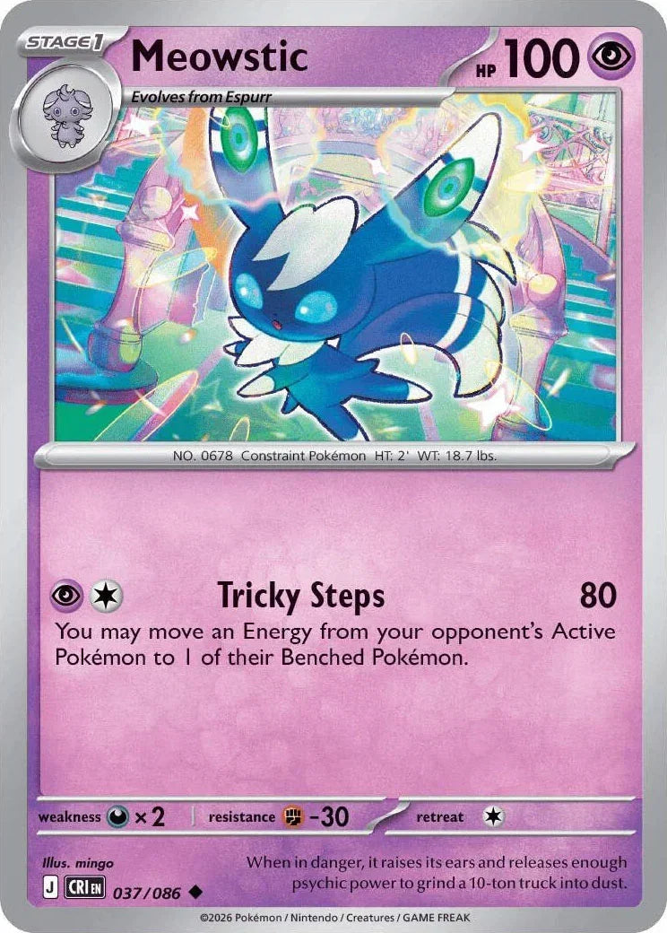 037/086 Meowstic - Uncommon Reverse Holo
