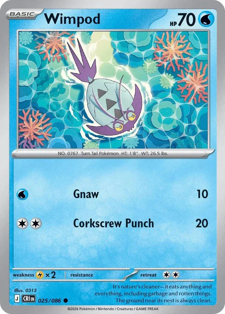 025/086 Wimpod - Common Reverse Holo