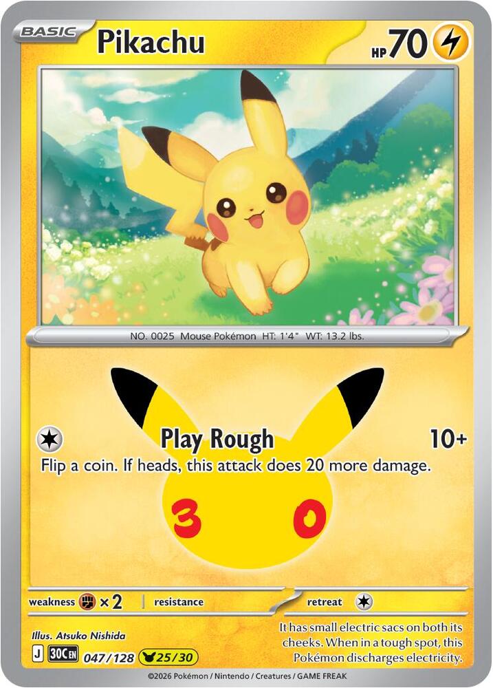 047/128 Pikachu - None