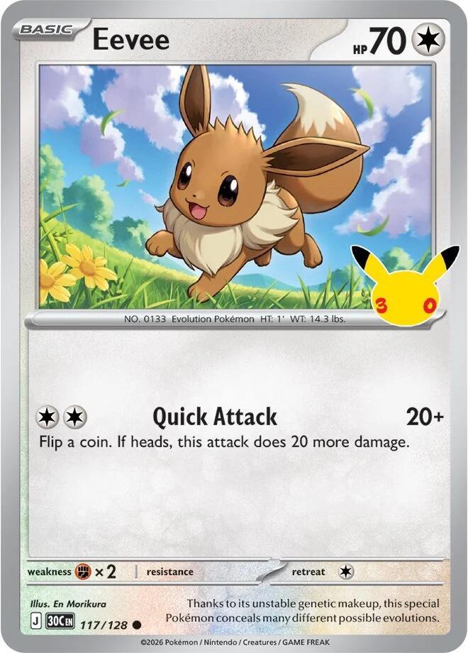 117/128 Eevee - Common