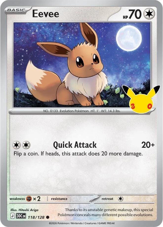 118/128 Eevee - Common