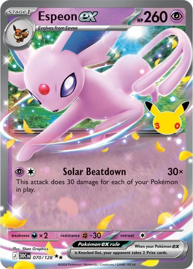 070/128 Espeon ex - Double Rare
