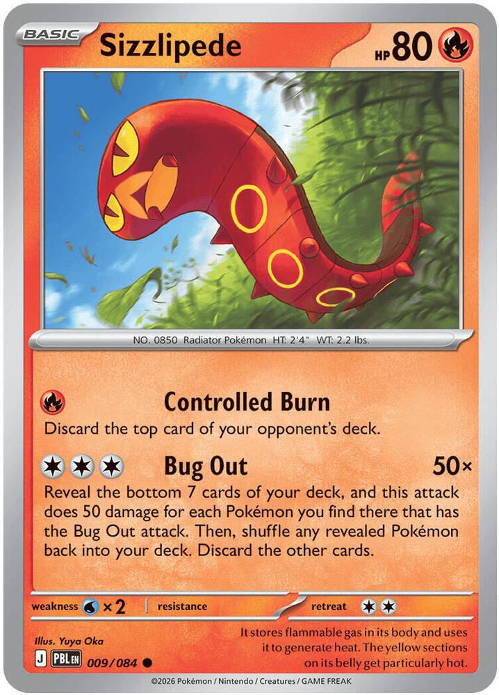 009/084 Sizzlipede - Common