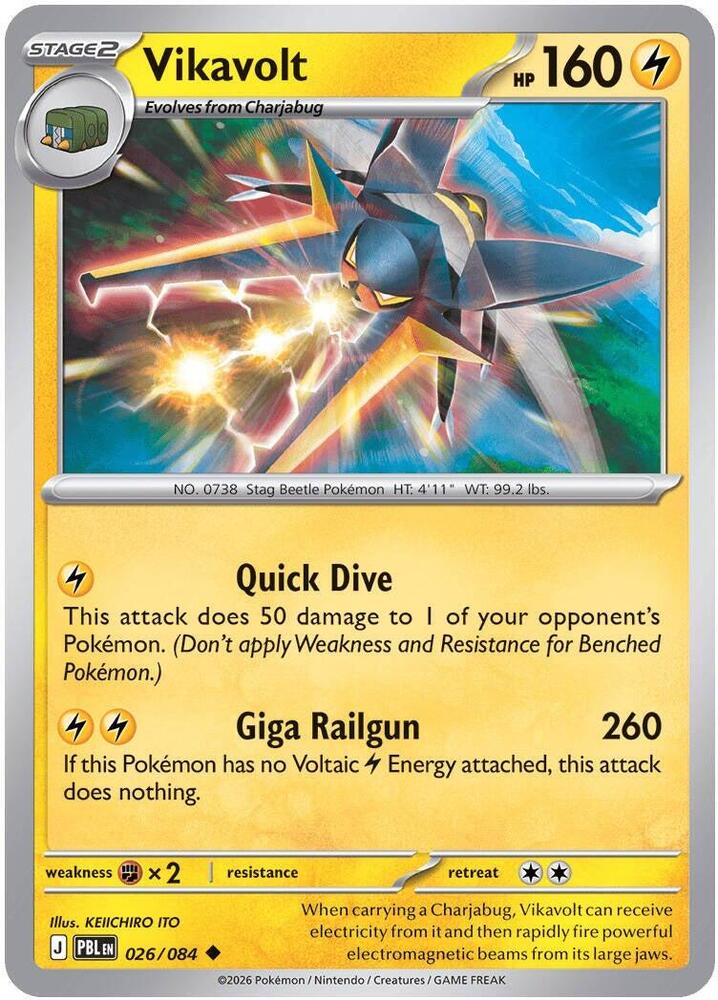 026/084 Vikavolt - Uncommon Reverse Holo
