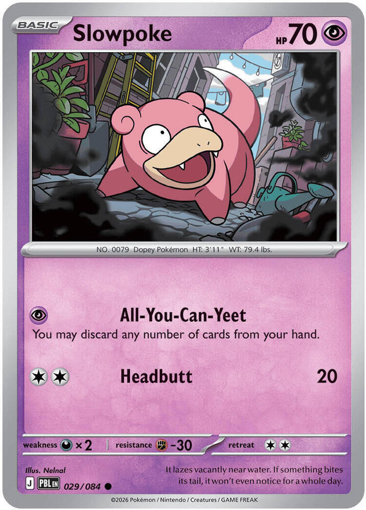 029/084 Slowpoke - Common