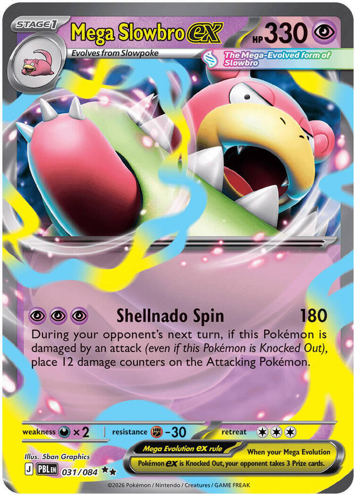 031/084 Mega Slowbro ex - Double Rare