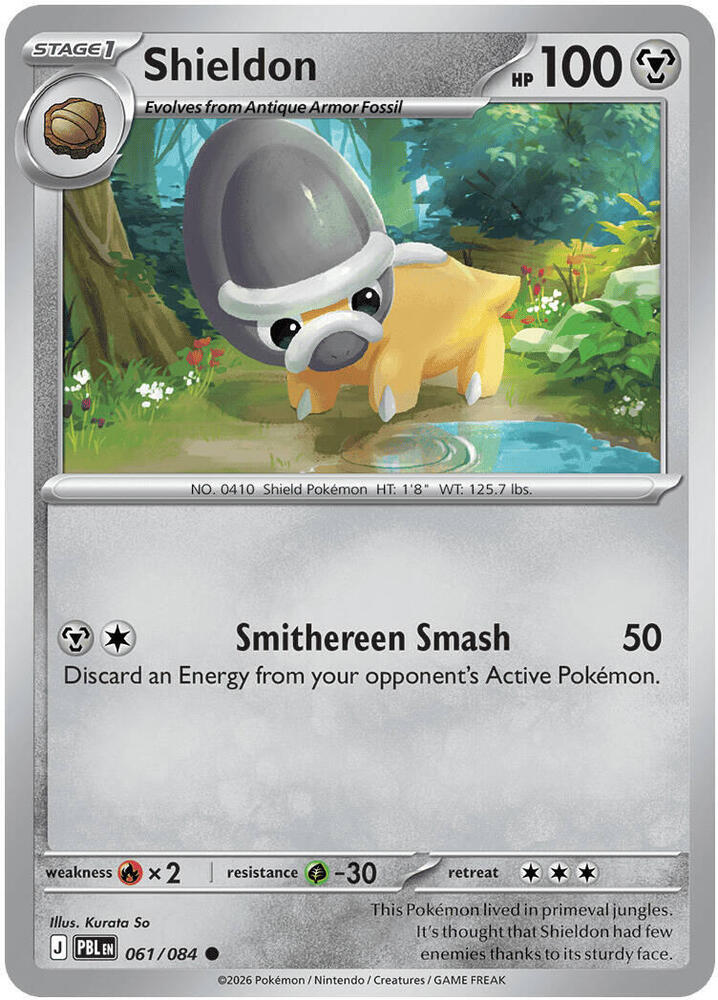 061/084 Shieldon - Common Reverse Holo