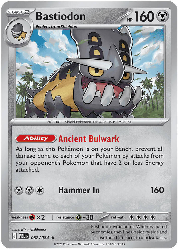 062/084 Bastiodon - Rare