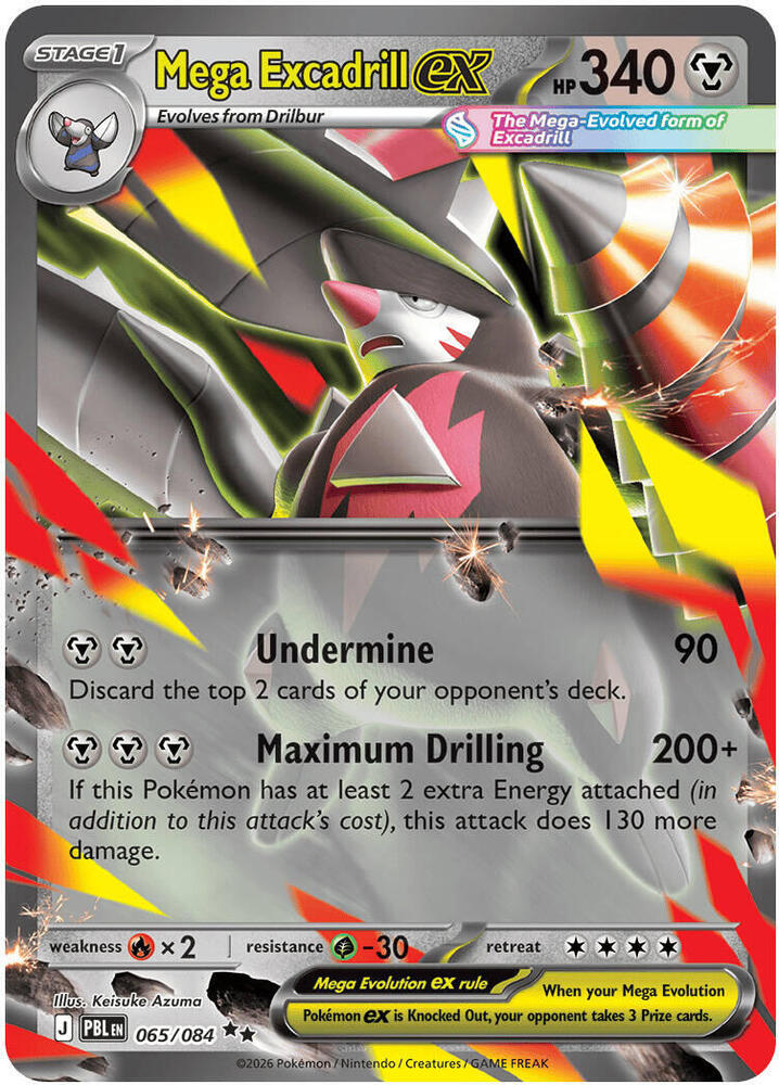 065/084 Mega Excadrill ex - Double Rare