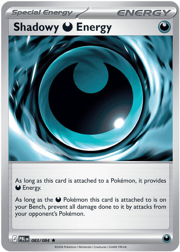 083/084 Shadowy Darkness Energy - Rare