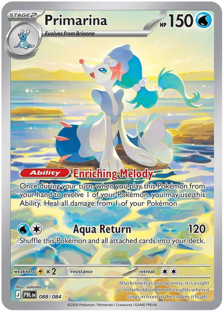 088/084 Primarina - Illustration Rare