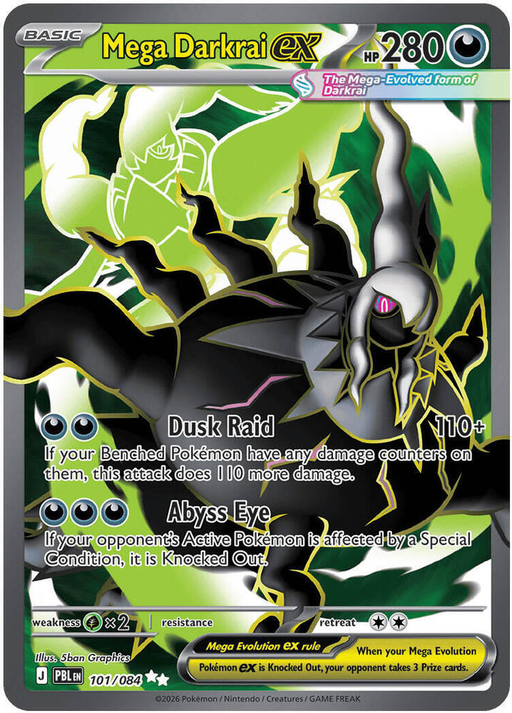 101/084 Mega Darkrai ex - Ultra Rare