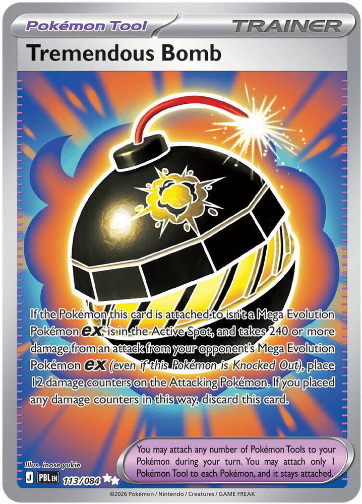 113/084 Tremendous Bomb - Ultra Rare