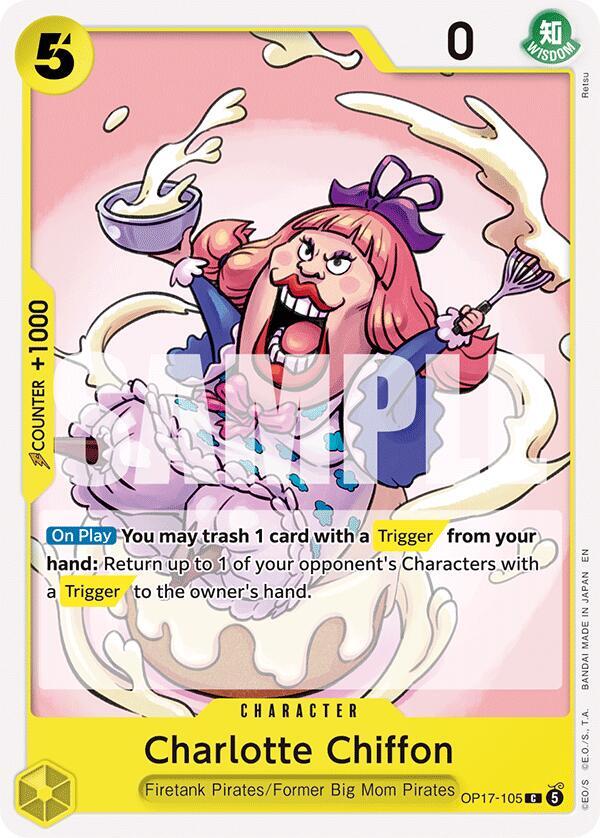 Charlotte Chiffon (OP17-105) (OP-17: The World's Strongest Warriors) Japanese