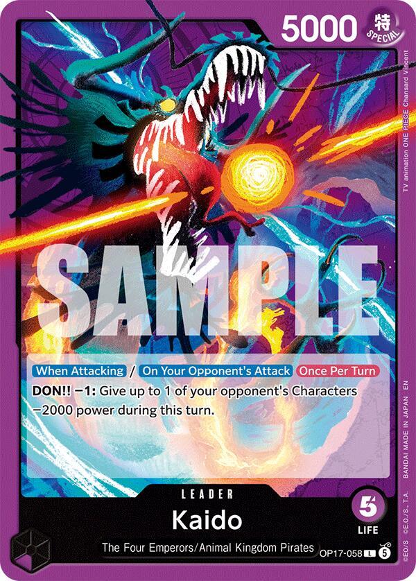 Kaido (OP17-058) Leader (OP-17: The World's Strongest Warriors) Japanese