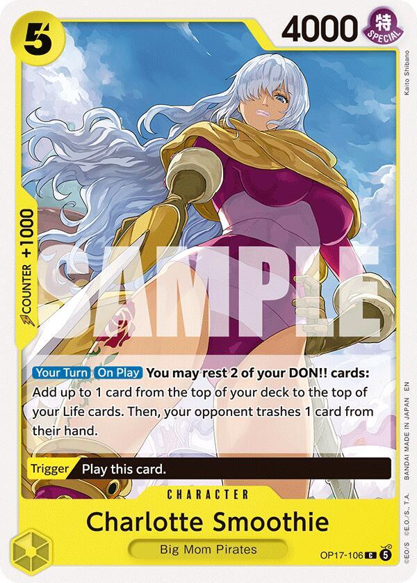 Charlotte Smoothie (OP17-106) (OP-17: The World's Strongest Warriors) Japanese