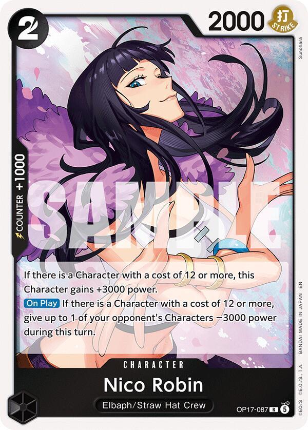 Nico Robin (OP17-087) Rare (OP-17: The World's Strongest Warriors) Japanese