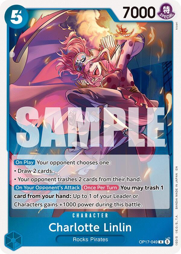 Charlotte Linlin (OP17-049) Rare (OP-17: The World's Strongest Warriors) Japanese