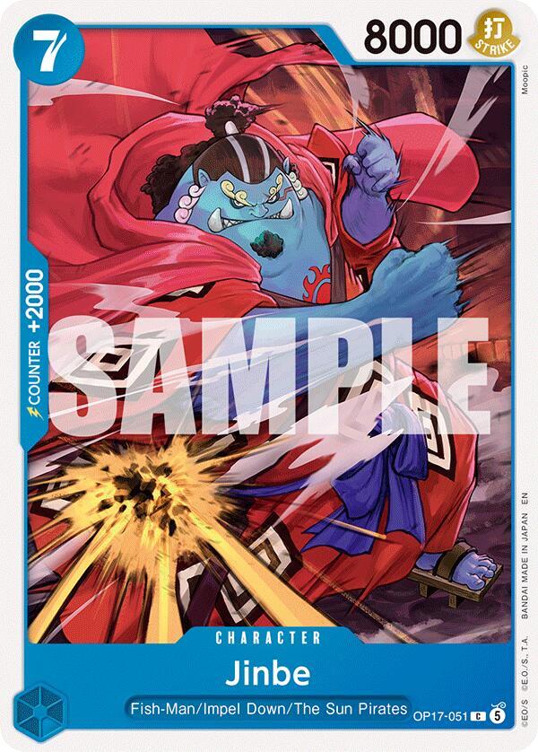 Jinbe (OP17-051) (OP-17: The World's Strongest Warriors) Japanese