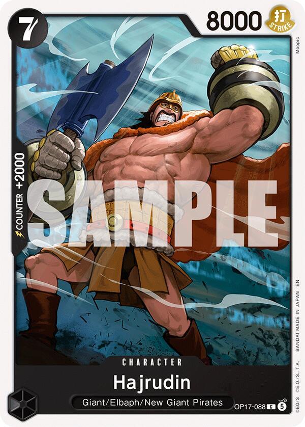 Hajrudin (OP17-088) (OP-17: The World's Strongest Warriors) Japanese