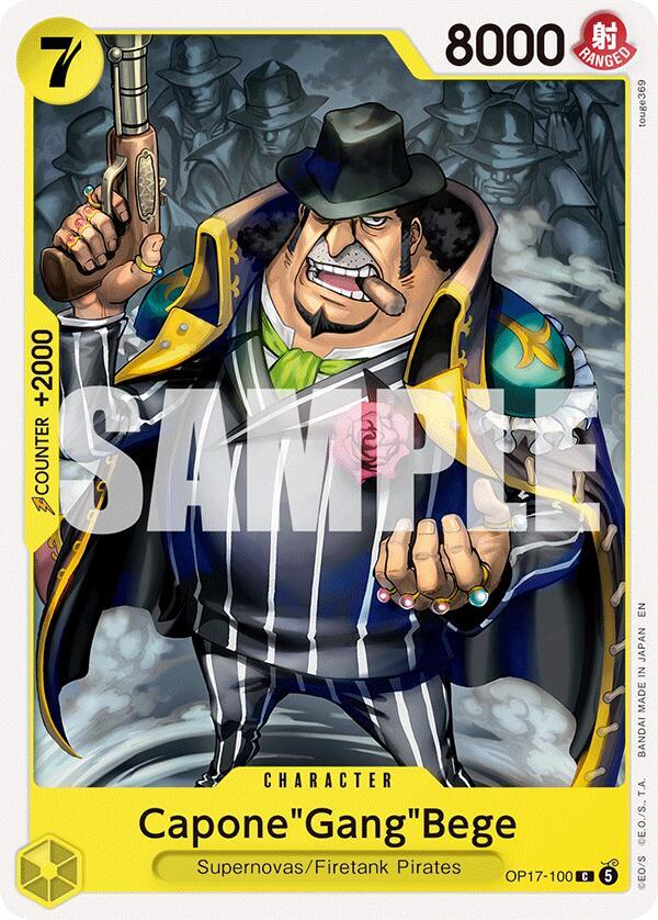 Capone"Gang"Bege (OP17-100) (OP-17: The World's Strongest Warriors) Japanese