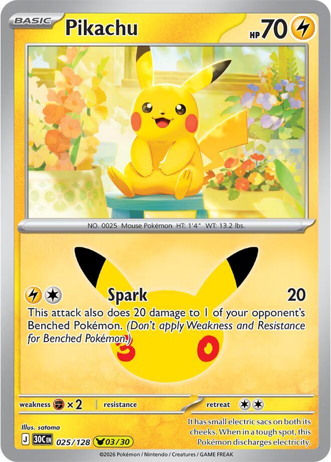 025/128 Pikachu - None