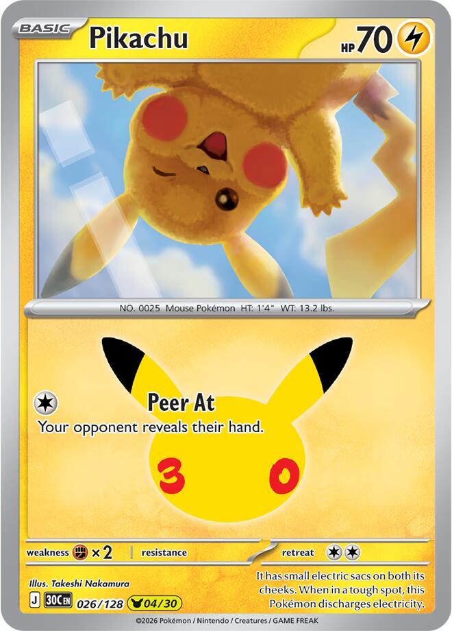 026/128 Pikachu - None