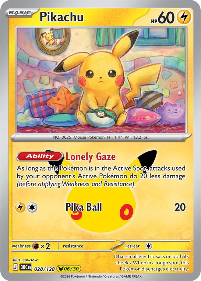 028/128 Pikachu - None