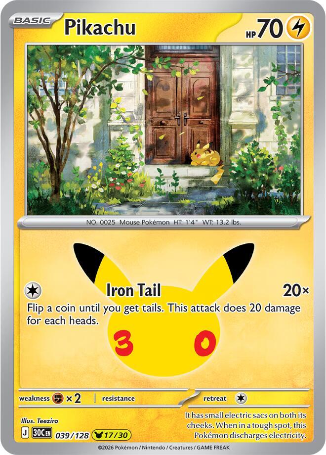 039/128 Pikachu - None