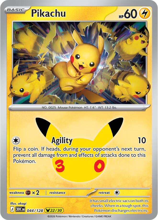044/128 Pikachu - None