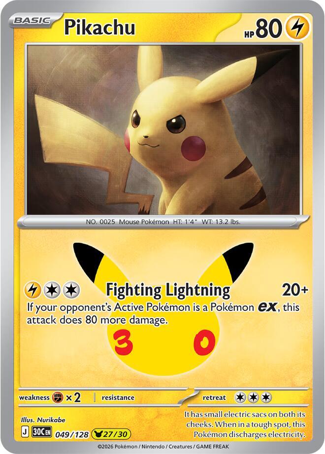 049/128 Pikachu - None